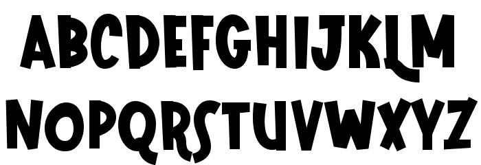 Tropic Sunset Font UPPERCASE
