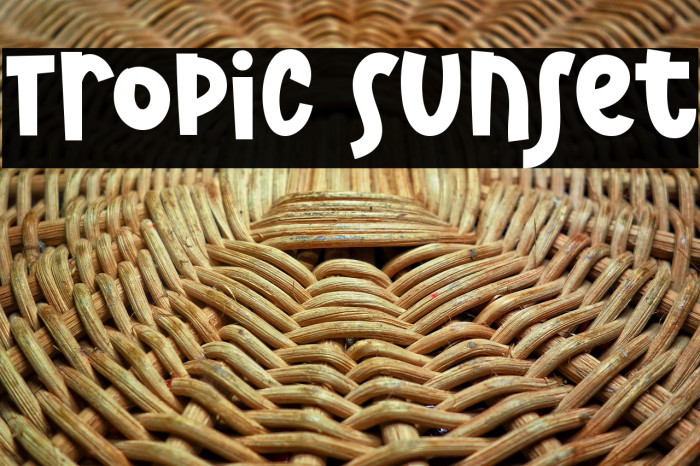 Tropic Sunset Example 3