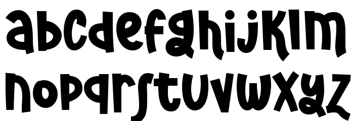 Tropic Sunset Font LOWERCASE