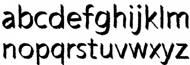 Tropic of Cancer Font Litere mici