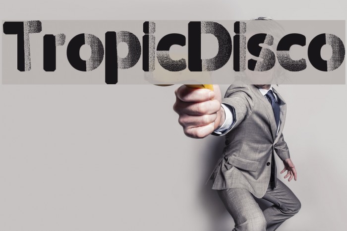 TropicDisco Font examples