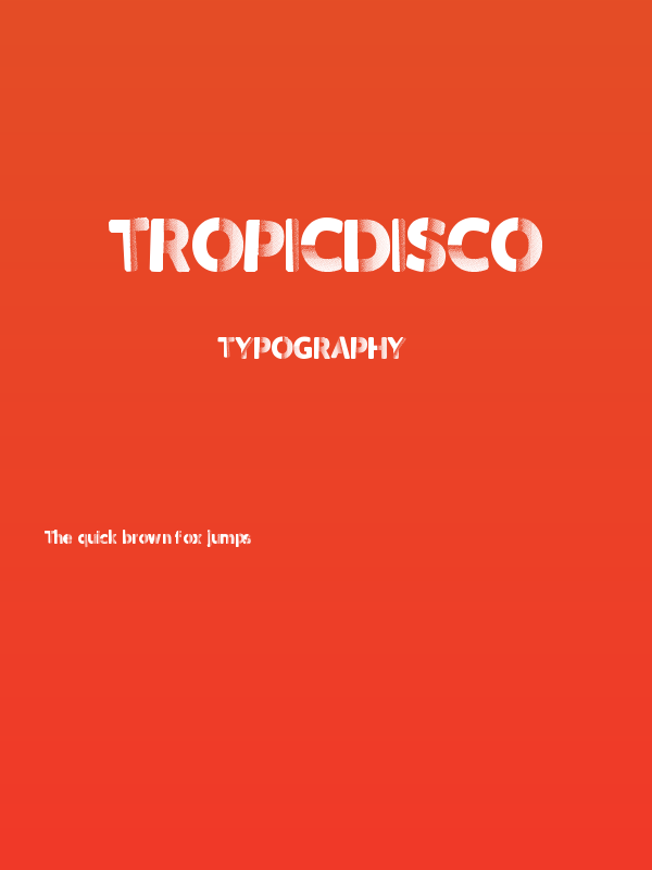 TropicDisco Poster