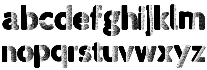 TropicDisco Font LOWERCASE