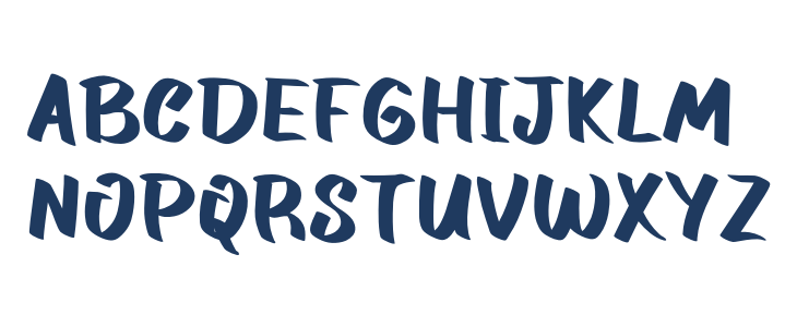 Tropical Christmas Demo Uppercase