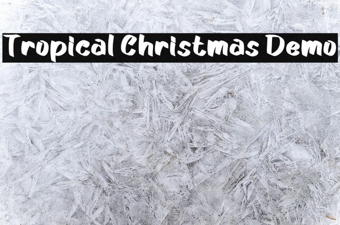 Tropical Christmas Demo Example 3