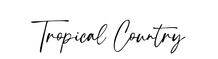 Tropical Country フォント