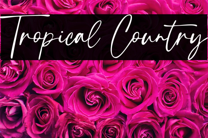 Tropical Country Example 1