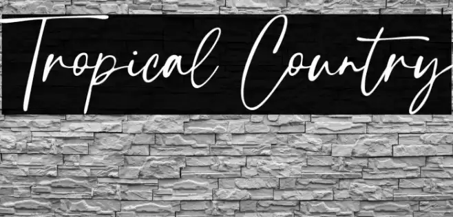 Tropical Country Font examples