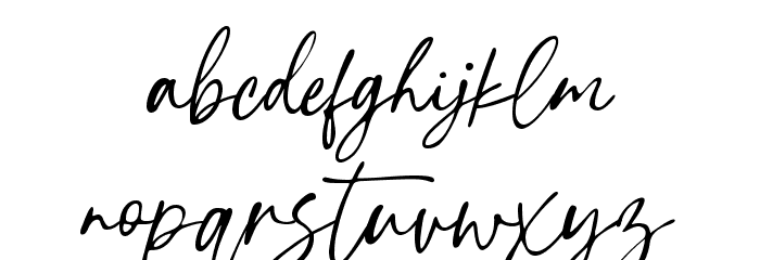 Tropical Country Font LOWERCASE