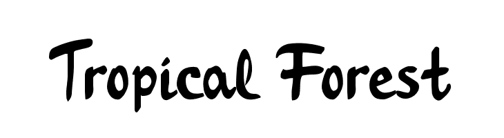 Tropical Forest  नि: शुल्क फ़ॉन्ट्स डाउनलोड