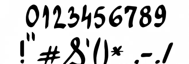 Tropical Forest Font OTHER CHARS