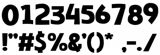 Tropical Jungle Font OTHER CHARS