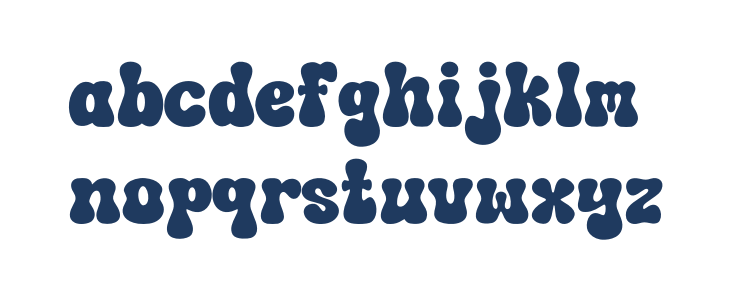 Tropical Leaves Regular Lowercase