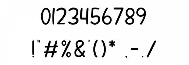 Tropical Paradise Font OTHER CHARS