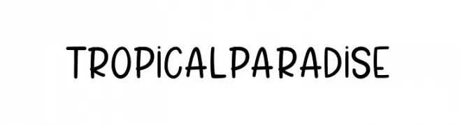 Tropical Paradise  Fuentes Gratis Descargar