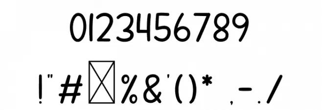 Tropical Paradise Font OTHER CHARS