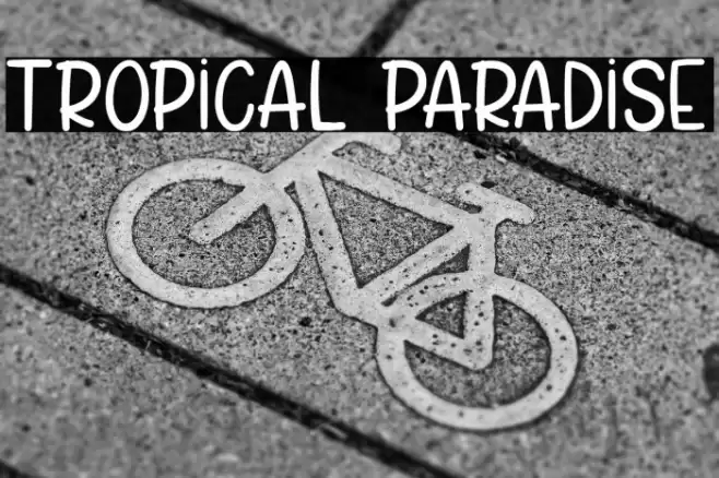 Tropical Paradise Font examples