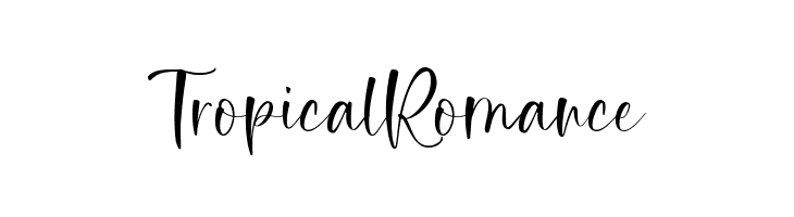 Tropical Romance  لخطوط تنزيل