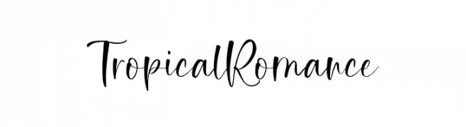 Tropical Romance  Fuentes Gratis Descargar