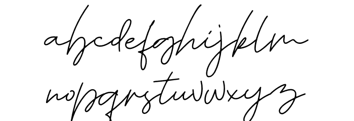 Tropical Summer Signature Font LOWERCASE