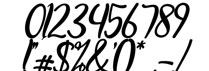 Tropical Sweet Italic Font OTHER CHARS