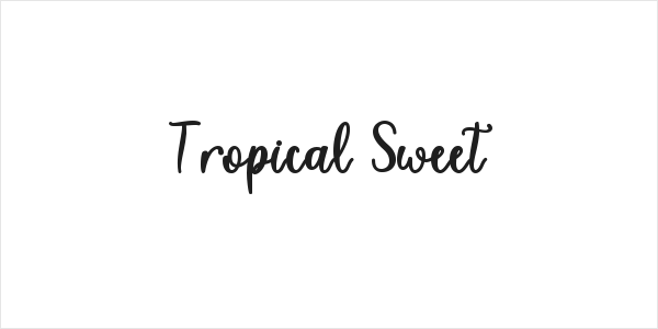 Tropical Sweet Logo