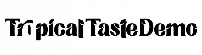 Tropical Taste Demo  baixar fontes gratis