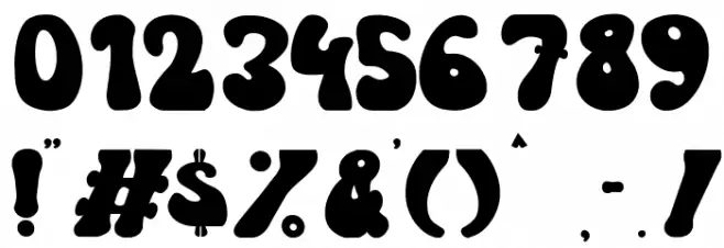 Tropical Vibe フォント その他の文字