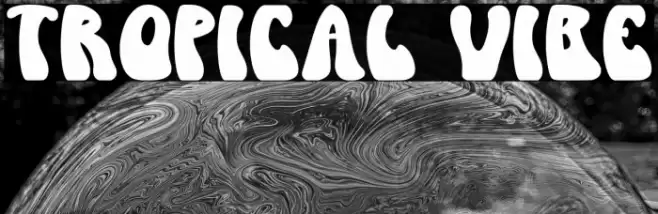 Tropical Vibe Font examples