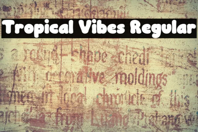 Tropical Vibes Regular Example 2