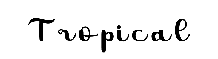Tropical  免费字体下载