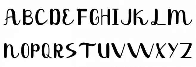 Tropical 字体 大写