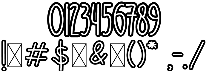 TropicalHouseRegular Font OTHER CHARS