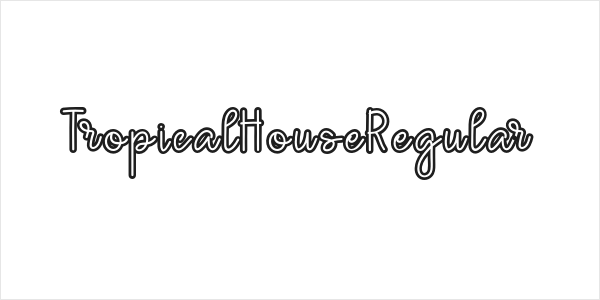 TropicalHouseRegular Logo