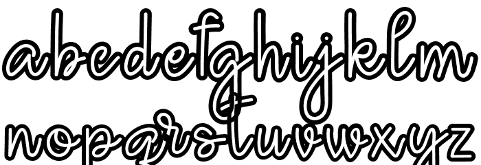 TropicalHouseRegular Font LOWERCASE