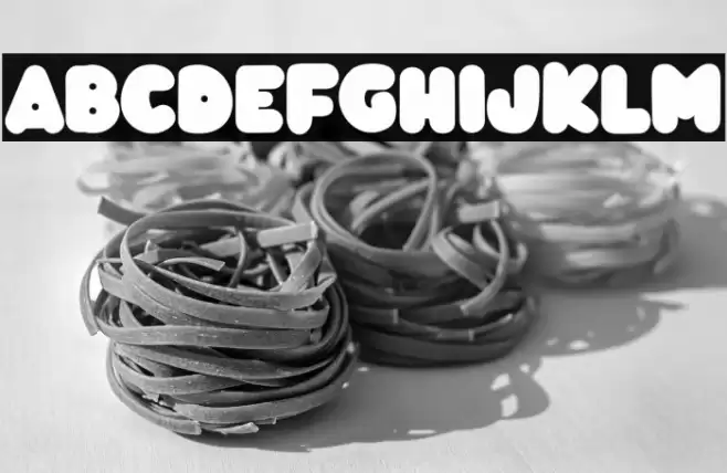 TropicalLoveRegular Font examples