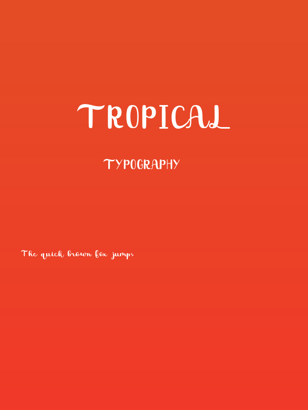Tropical Poster