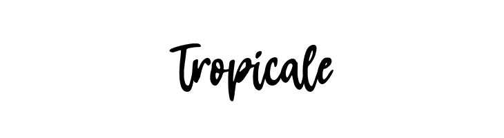 Tropicale  Descarca Fonturi Gratis