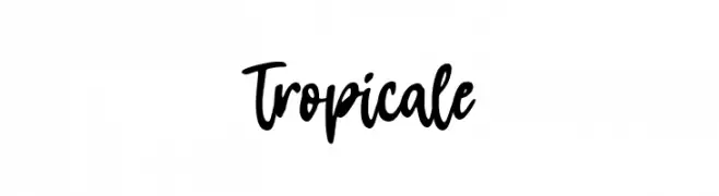 Tropicale  नि: शुल्क फ़ॉन्ट्स डाउनलोड