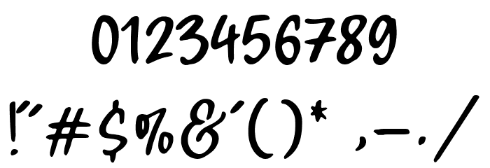 Tropicale Font OTHER CHARS