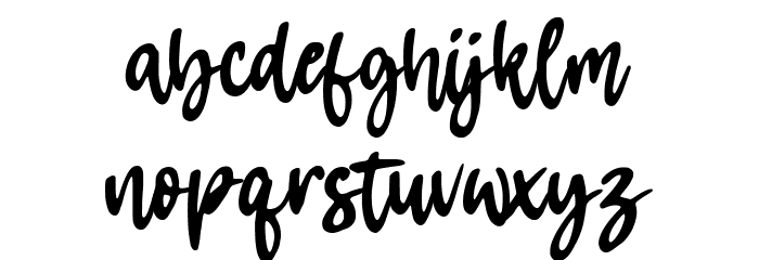 Tropicale Font LOWERCASE