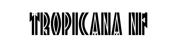 Tropicana NF  Free Fonts Download