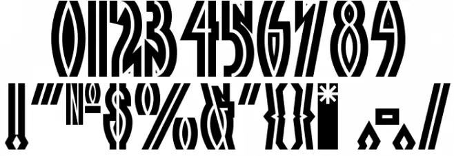 Tropicana NF Font OTHER CHARS