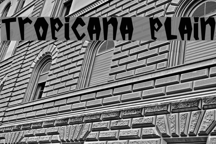 Tropicana Plain لخطوط تنزيل examples