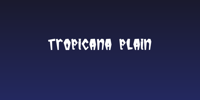 Tropicana Plain Social Header
