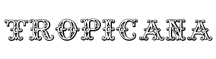 Tropicana  免费字体下载