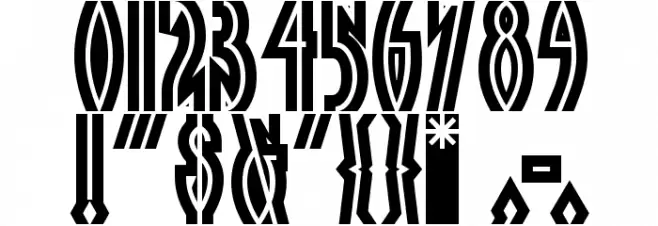 TropicanaNF Font OTHER CHARS