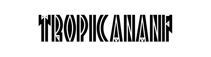 TropicanaNF Font