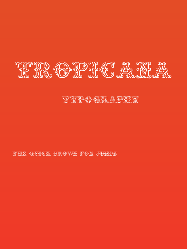 Tropicana Poster