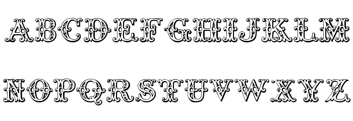 Tropicana Font LOWERCASE